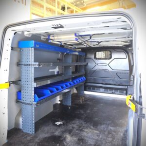 A-Ladder holder for a van ford transit custom