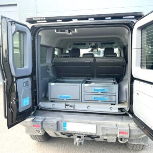 INEOS Grenadier with long drawer units in the cargo area