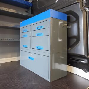 Renault Master bulkhead van racking unit with drawers height 96 cm