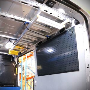 A-Ladder holder for a van