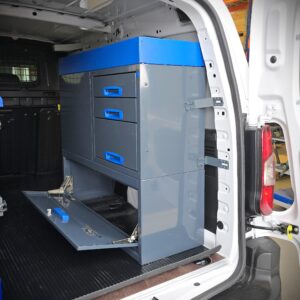100 cm van racking unit with end drawers for Toyota Proace City, height 96 cm