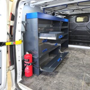 Ford Transit Custom van shelving unit 230 cm with drawers E-Flex van racking
