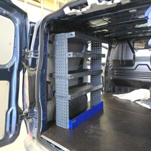 100 cm van shelving unit height 120 cm at Ford Transit Custom left side