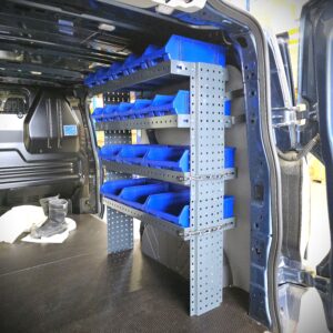 100 cm van shelving unit height 120 cm at Ford Transit Custom right side