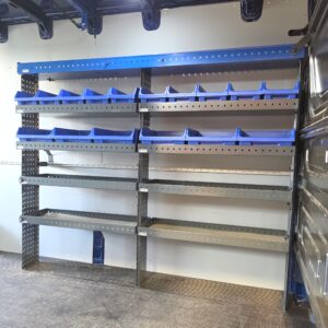 Van shelving for VW Crafter long side