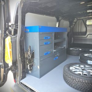 127 cm van racking for transporter t7