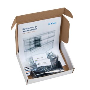 Assembly and installation instructions for van racking unit with shelves