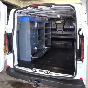 Ford Transit Custom electrician's van with VanShelves shelving