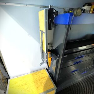 Van racking with vise