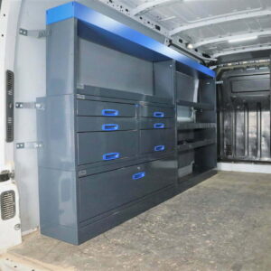 304 cm hyllykkölaatikosto vetolaatikoilla Renault Master