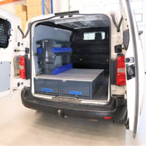 e-flex pikä vetolaatikosto pakettiautoon