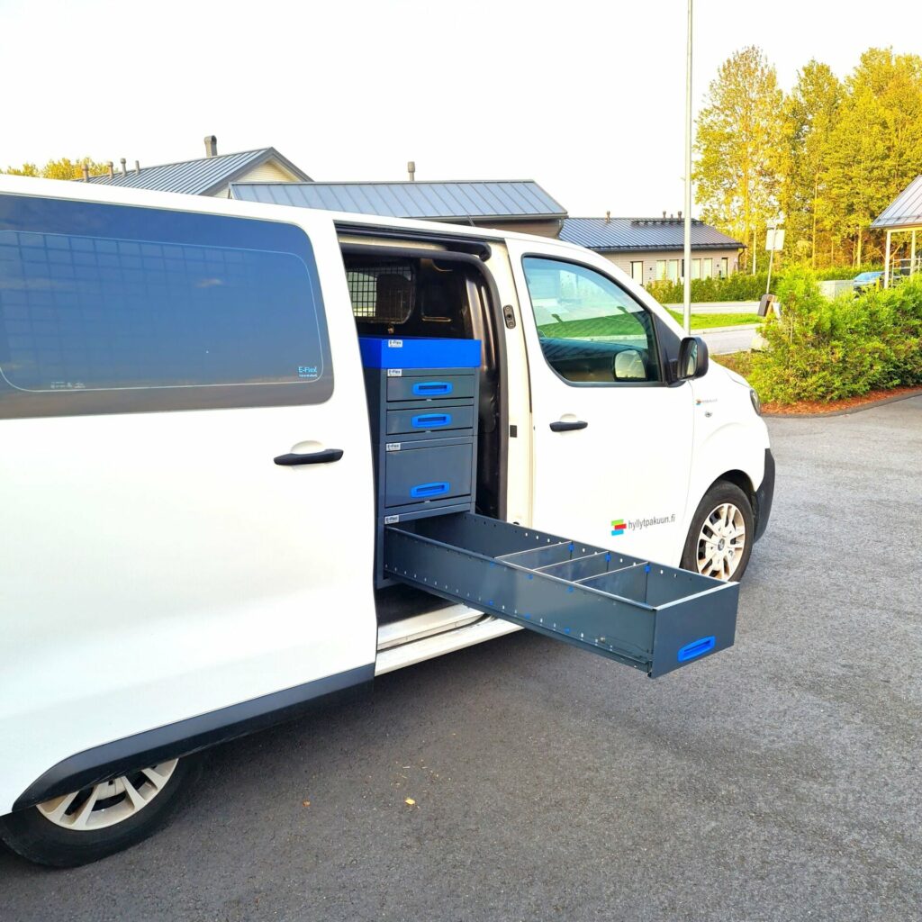 E-Flex long drawer system for Peugeot Expert van