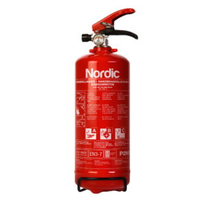 Powder fire extinguisher for a car 2 kg