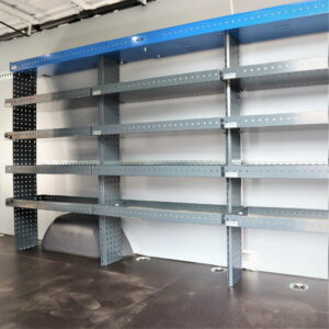 Mercedes-Benz Sprinter equipped with E-Flex van shelving