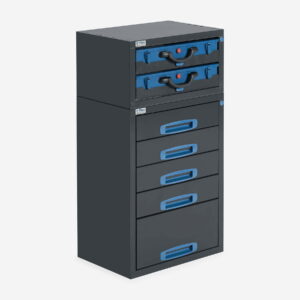 50 cm van drawer unit with cases height 96 cm