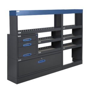 205 cm Van Racking Unit With Shelves Height 144 cm