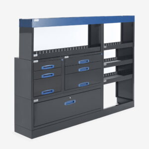 205 cm Van Racking Unit With Drawers Height 144 cm