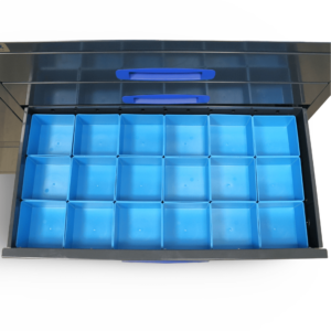 Drawer inside with 18 Containers