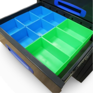 Drawer inside with 9 Containers