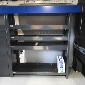 Volkswagen Transporter T7 van shelving 230 cm with 95 cm cable shelf