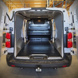 Opel Vivaro L2 Laderaum-Gummimatte für Transporter mit zwei Schiebetüren