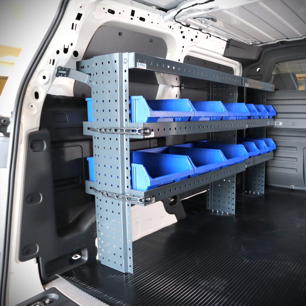 160 cm van shelving unit height 91 cm at Volkswagen ID.Buzz Cargo long side