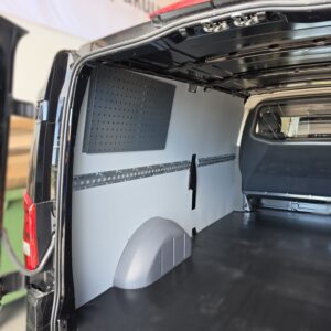 450 mm tool panel mounted on the wall of a Mercedes-Benz Vito