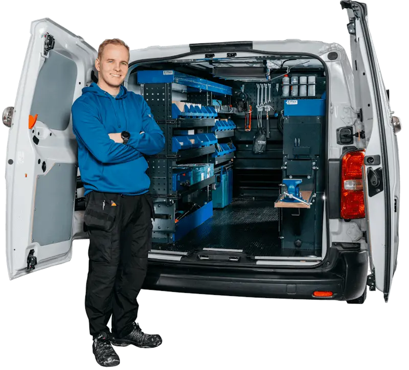 Pakettiauton hyllyt helposti hyllytpakuun.fi