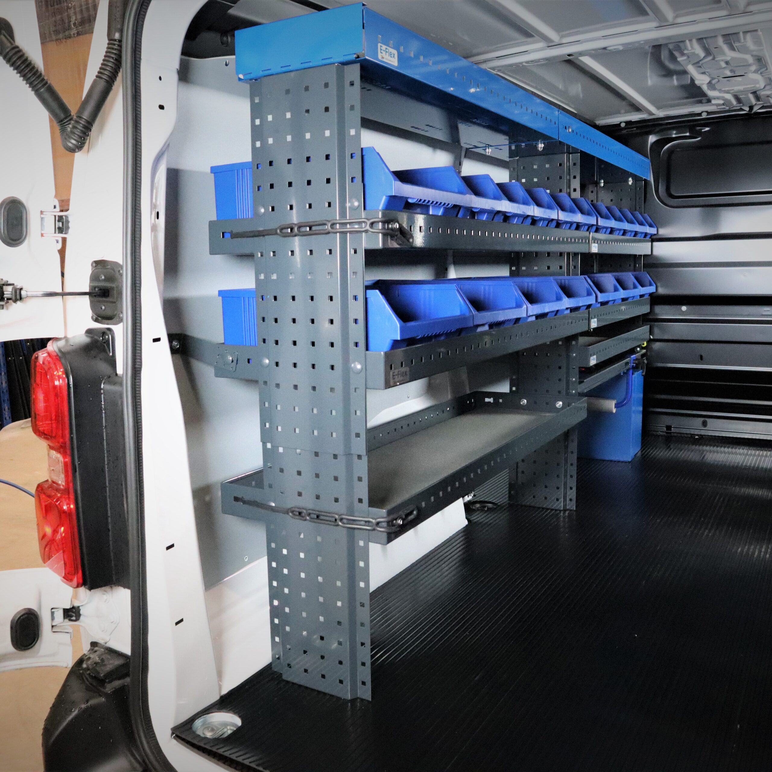 Fiat scudo van shelving