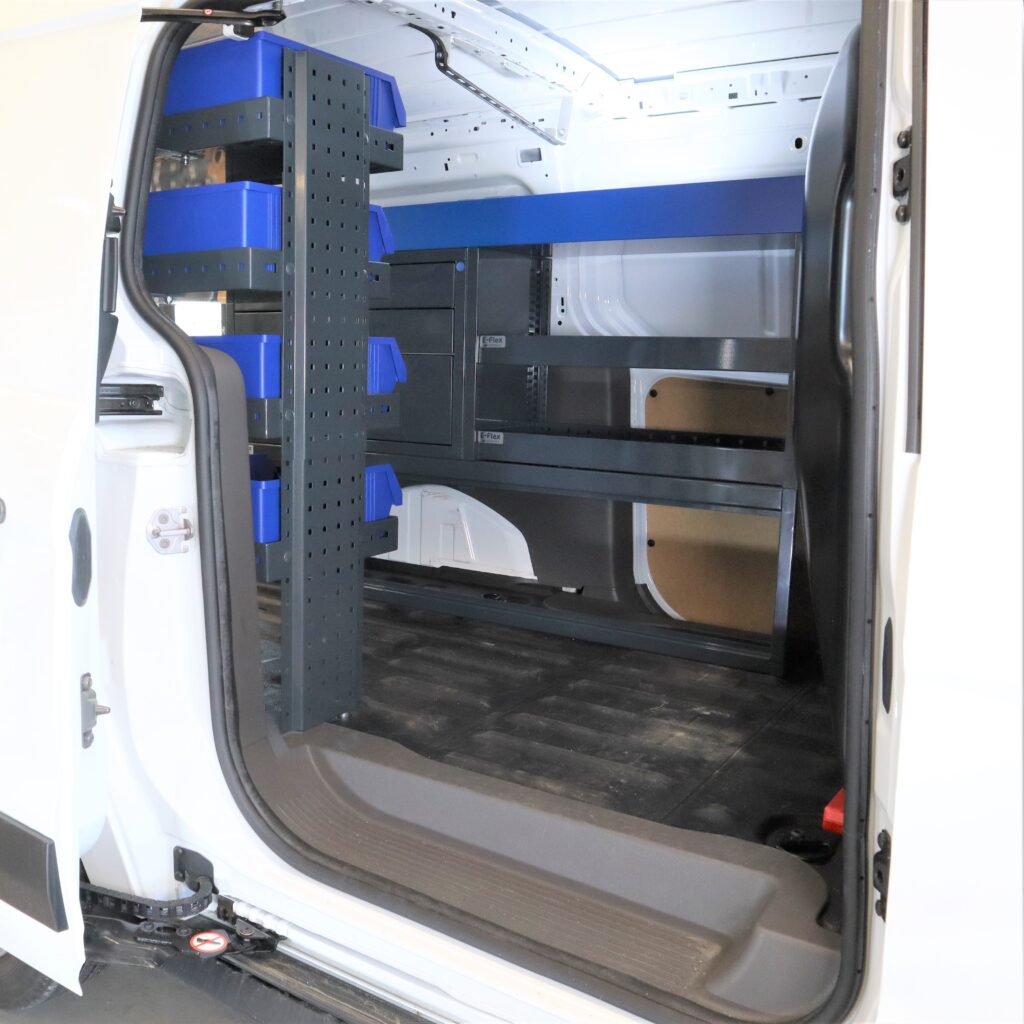 Ford Transit Connect shelves