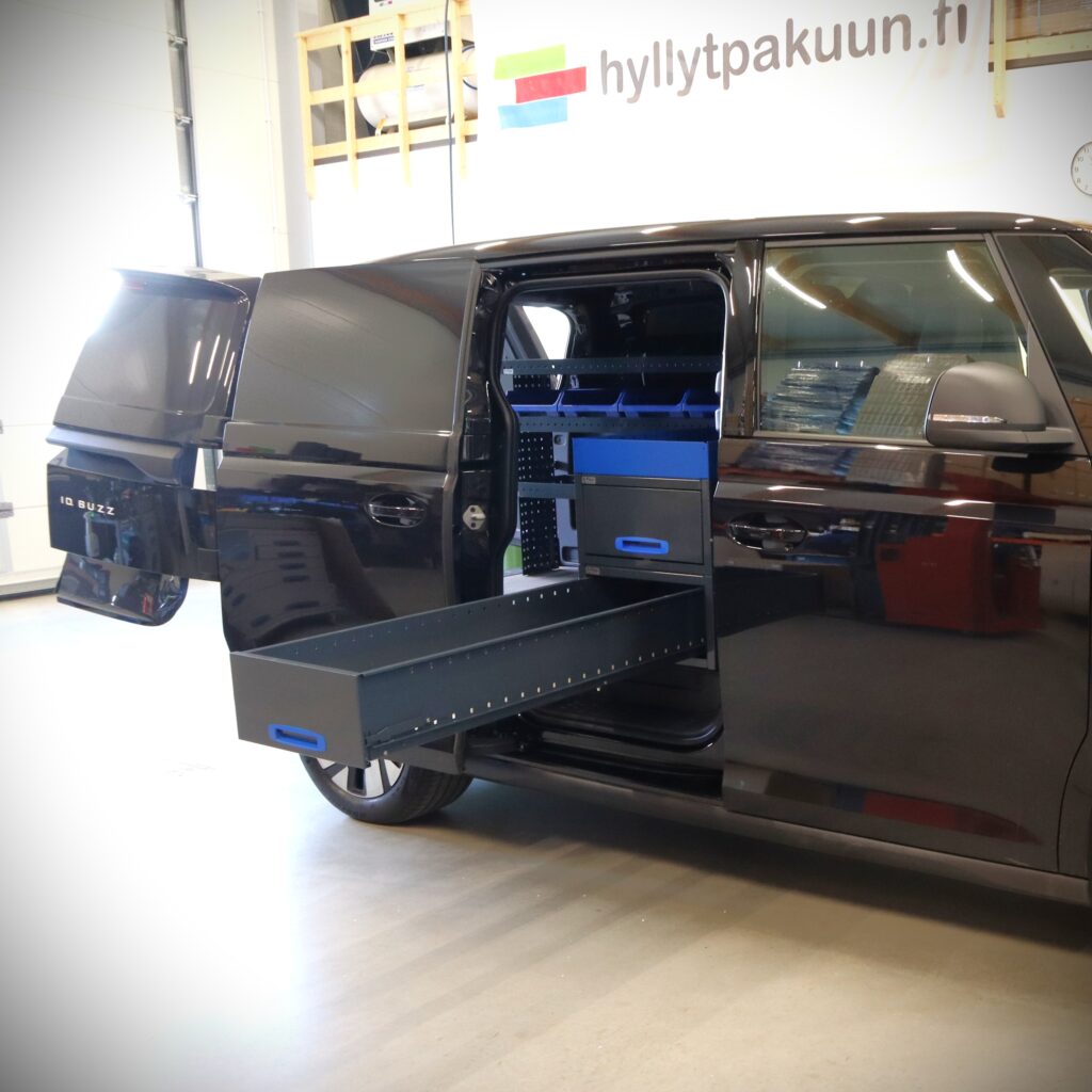 Long drawer unit at vw id buzz