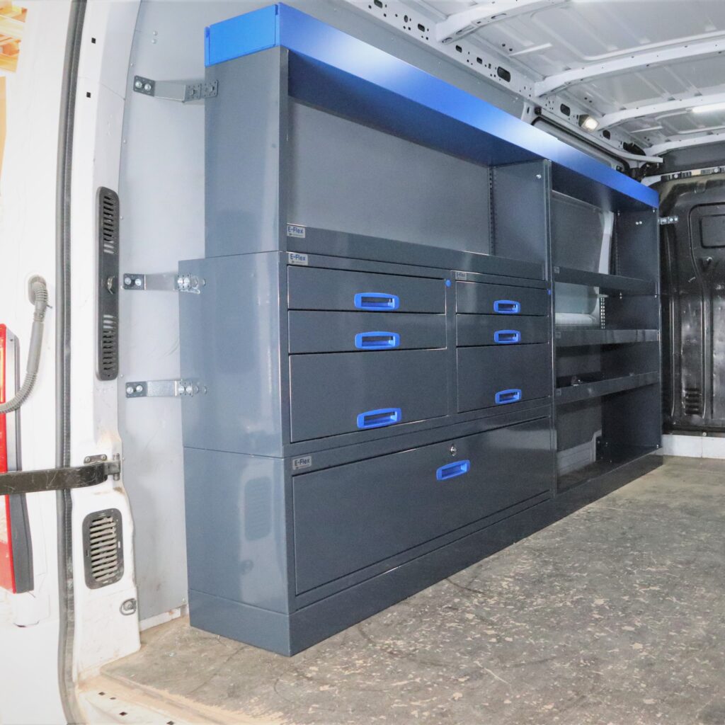 Renault master van racking