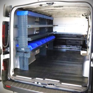 Renault trafic van shelves