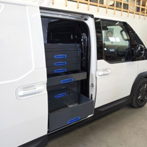 Van racking installed in a Kia PV5
