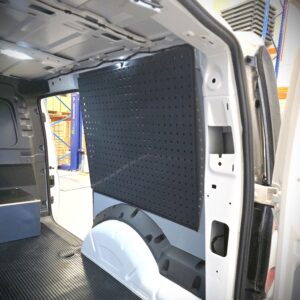 Tool board installed in a Volkswagen Caddy service van