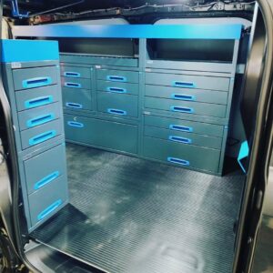 36 cm End Opening Van Drawer Unit Height 107 cm Ford Transit Custom