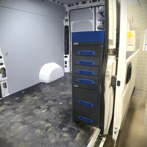 36 cm drawer system side opening height 107 cm installed in a Toyota Proace Max L3 van