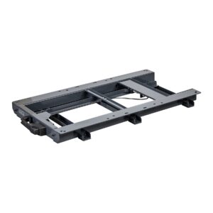 Pull out loading platform for van length 805 mm extended from the cargo area for easy access to tools and equipment