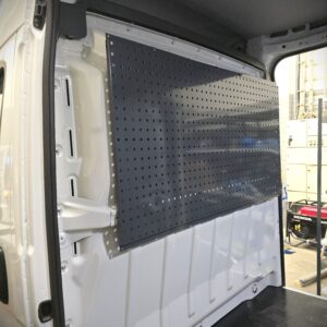 144 cm tool panel mounted inside Toyota Proace Max van for organized tool storage