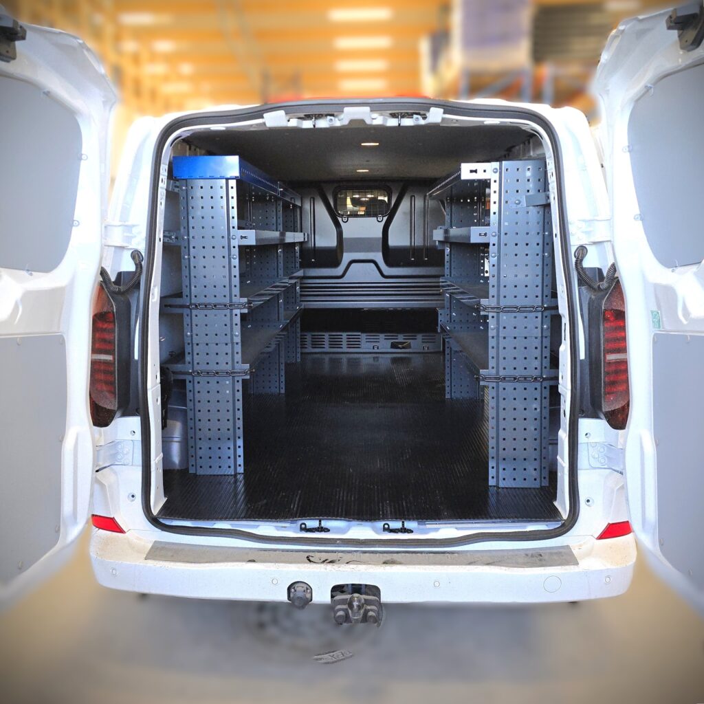VW Transporter T7 van shelving system E-Flex professional racking