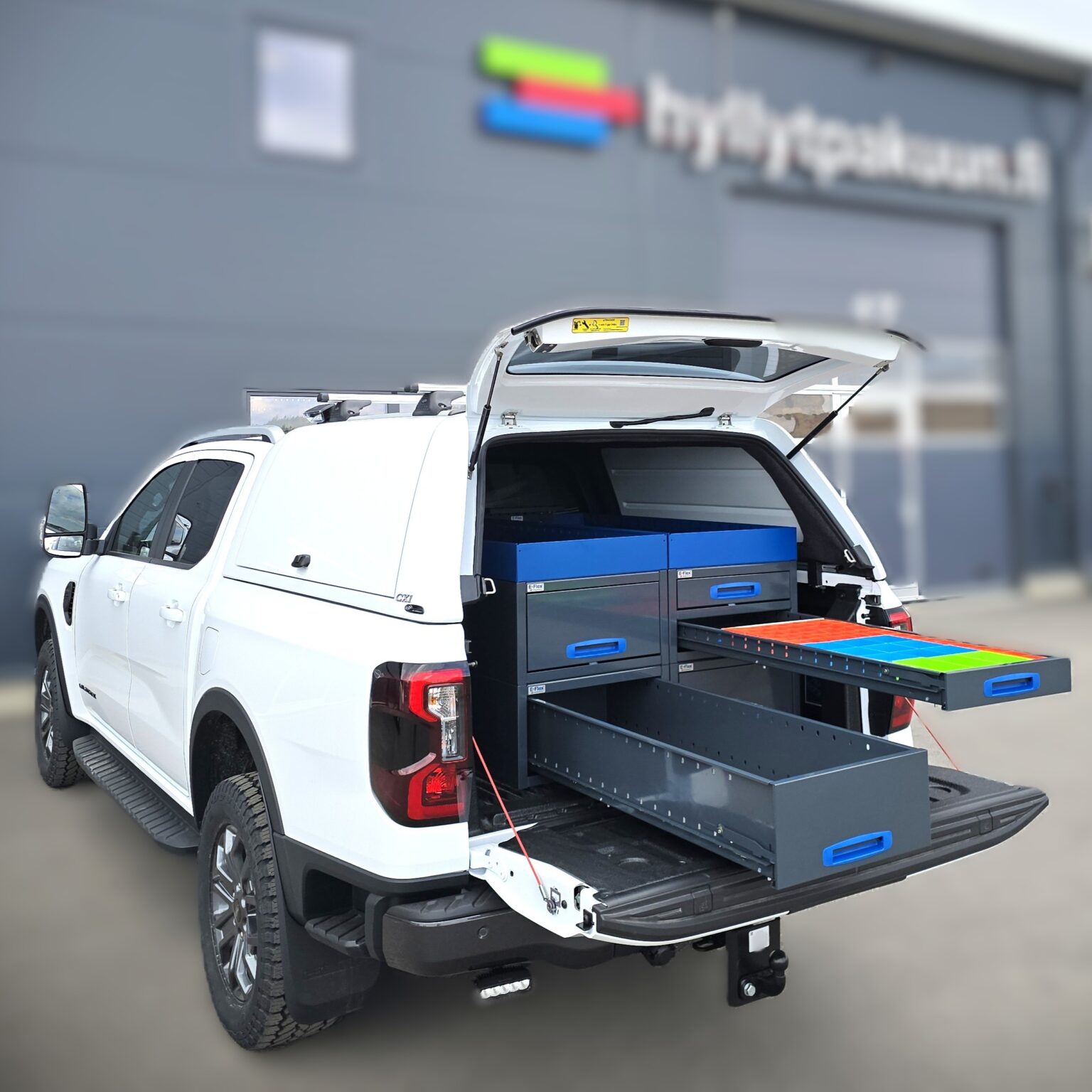 E-Flex Schubladen für Transporter und Pickups im Laderaum