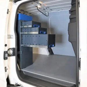 volkswagen caddy van racking-right-side